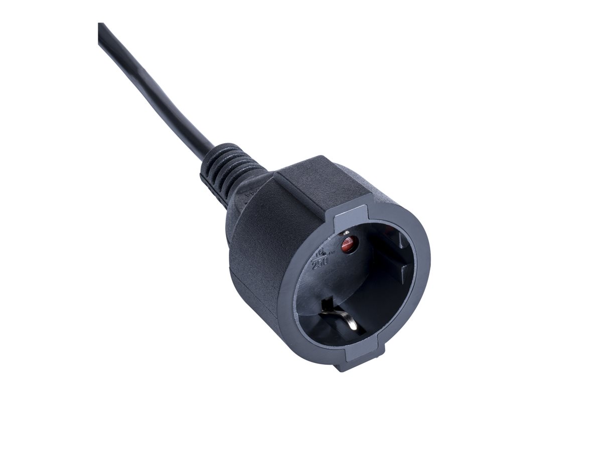 AKYGA Adapter zasilający AK-PC-13A CCA CEE 7/3 / IEC C14 1 m
