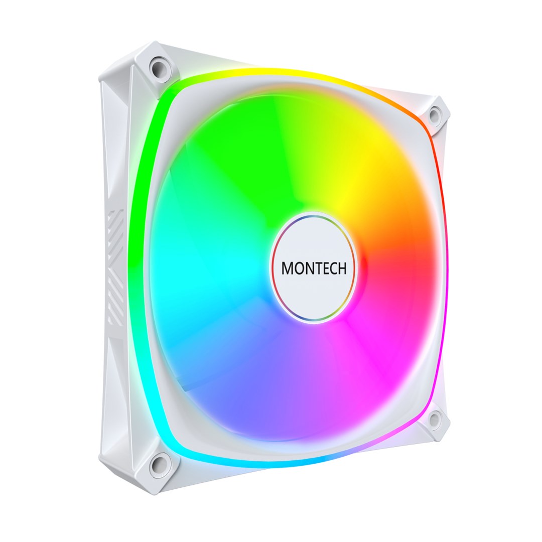 Montech AX120 PRO Obudowa komputera Wentylator 12 cm Biały 3 szt.