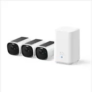 Eufy eufyCam E40 3-Cam Kit + HomeBase S380 Tubowa Kamera bezpieczeństwa IP Wewnętrzna / zewnętrzna 2688 x 1520 px Ściana