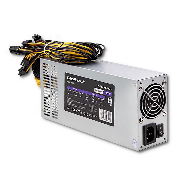 Zasilacz Qoltec 50350 1850W Szary