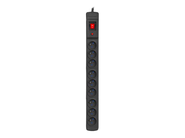 Listwa przeciwprzepięciowa Multi M9 1.5m czarna (9 gniazd)