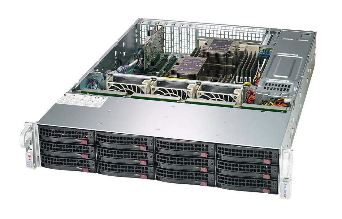 Serwer Supermicro SSG-620P-ACR12L 2U Storage NVMe Redudant dual 10GbE