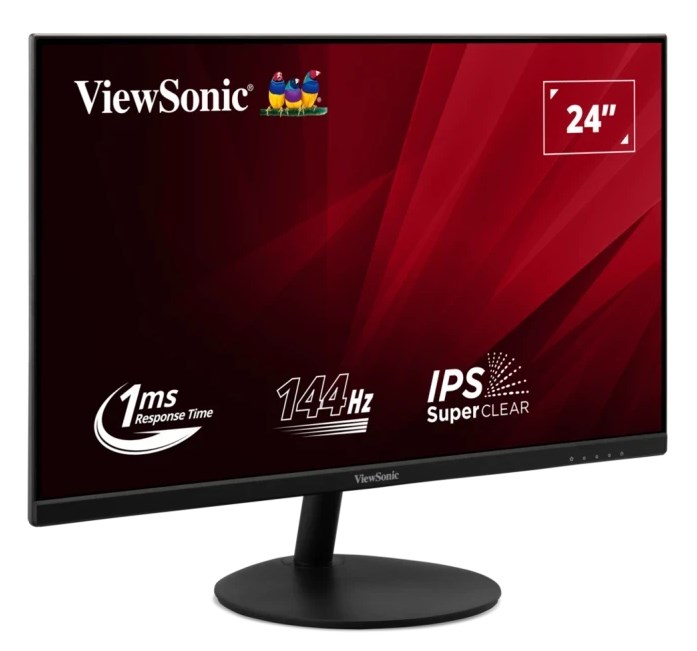 Viewsonic VA VA24E2-H monitor komputerowy 60,5 cm (23.8") 1920 x 1080 px Full HD LED Czarny