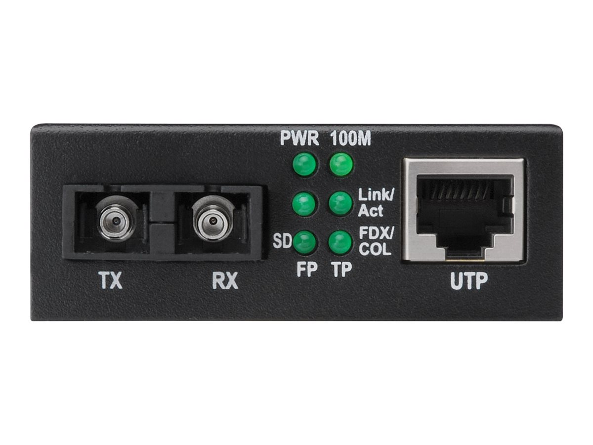 Digitus DN-82020-1 konwerter sieciowy 100 Mbit/s 1310 nm Multifunkcyjny Czarny