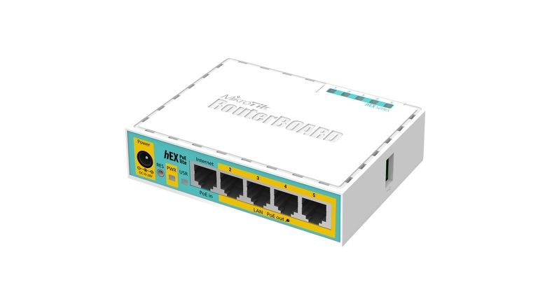 Router Mikrotik hEX PoE lite (RB750UPr2) Total Ethernet Ports:5; Architecture:MIPSBE; CPU core:1