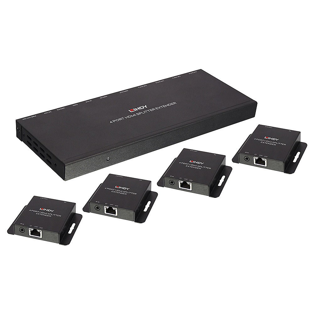 Lindy 38155 przedłużacz KVM Nadajnik i odbiornik