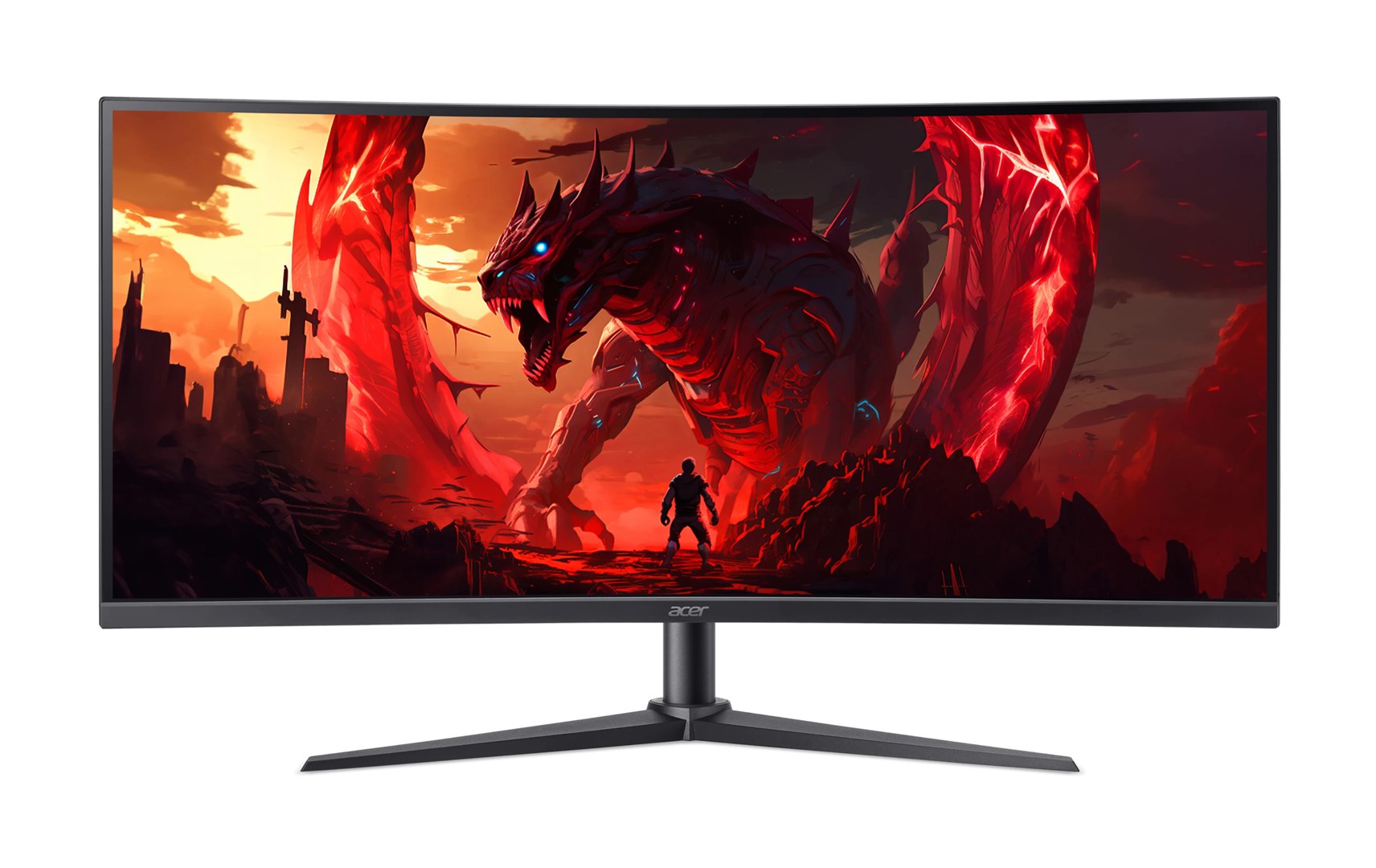 Acer NITRO XZ0 XZ340CURW0bmiiphx monitor komputerowy 86,4 cm (34") 3440 x 1440 px Wide Quad HD LCD Czarny
