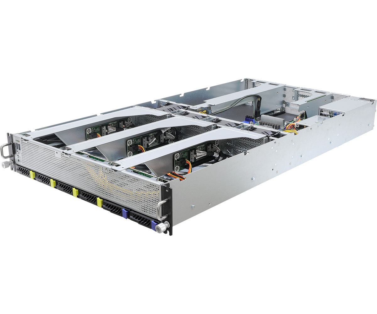 Serwer ASRock Rack 2U4G-GENOA/M3 Rack 2U, 1×Socket SP5, AMD EPYC 9004, 6×SFF, 4×GPU, IPMI, redundantne zasilacze