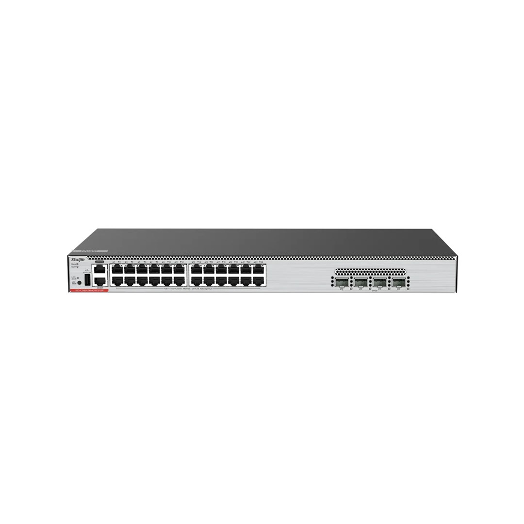 Ruijie Networks RG-CS86-24MG4VS-UP przełącznik sieciowy Zarządzany 5G Ethernet (100/1000/5000) Obsługa PoE Szary