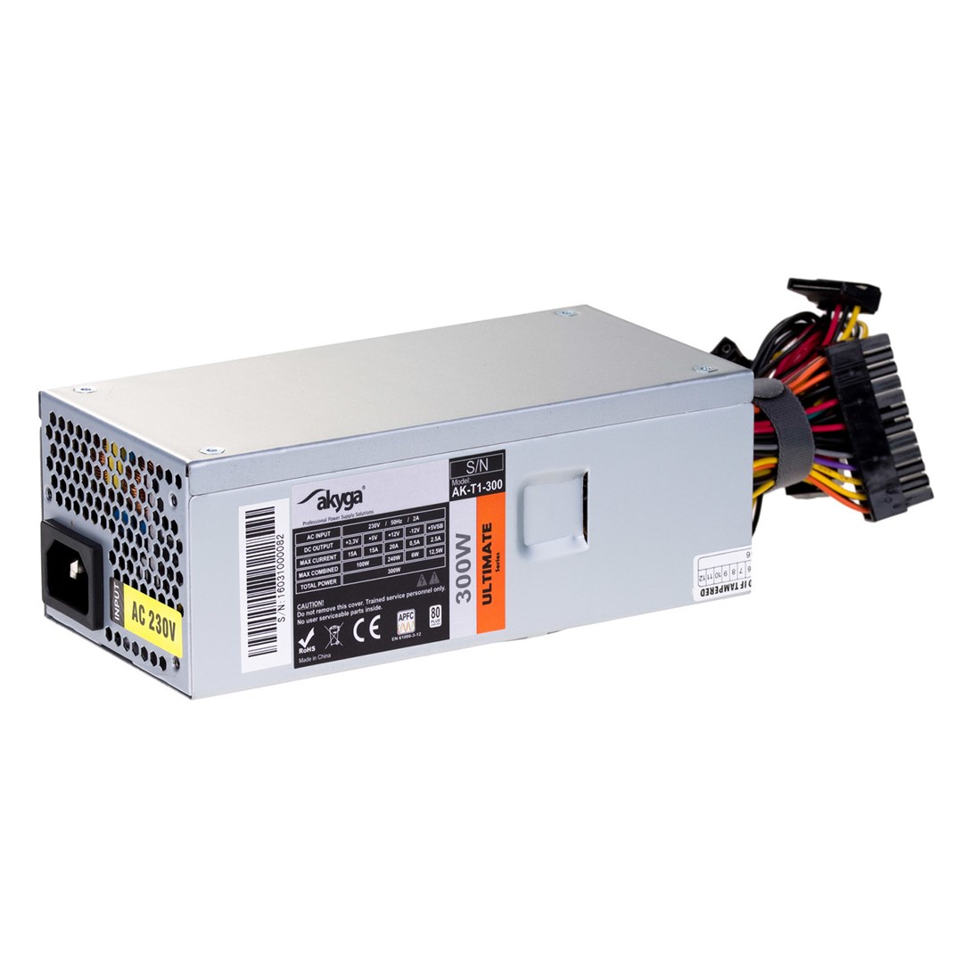 Zasilacz Akyga AK-T1-300 (300 W; Aktywne; 80 mm)