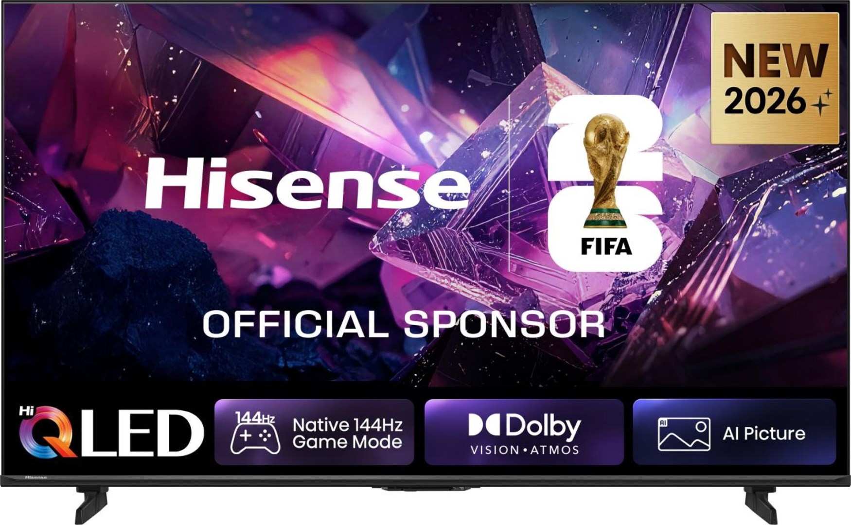 Hisense 55E7S PRO 139,7 cm (55") 4K Ultra HD Smart TV Wi-Fi Czarny