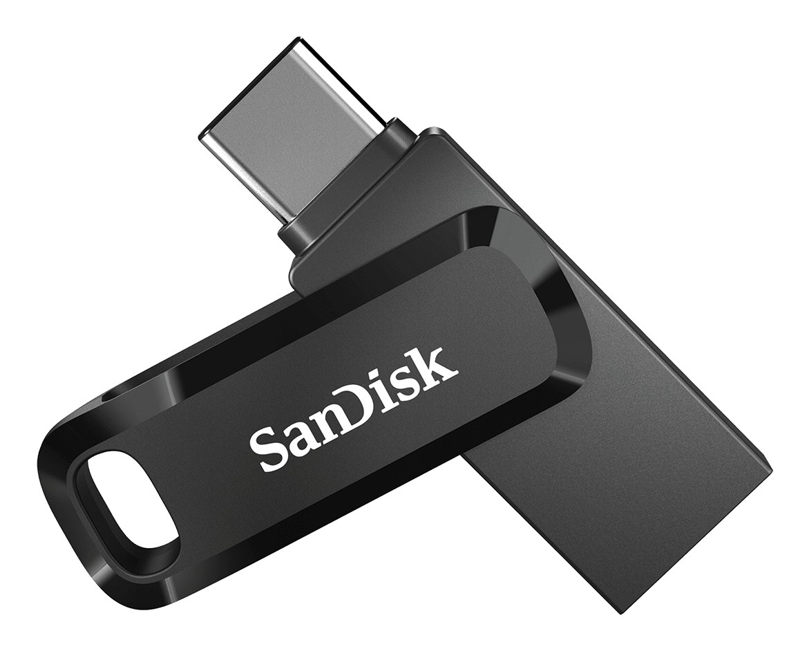 Pendrive SanDisk Ultra Dual GO SDDDC3-128G-G46 (128GB; USB 3.0, USB-C; kolor czarny)