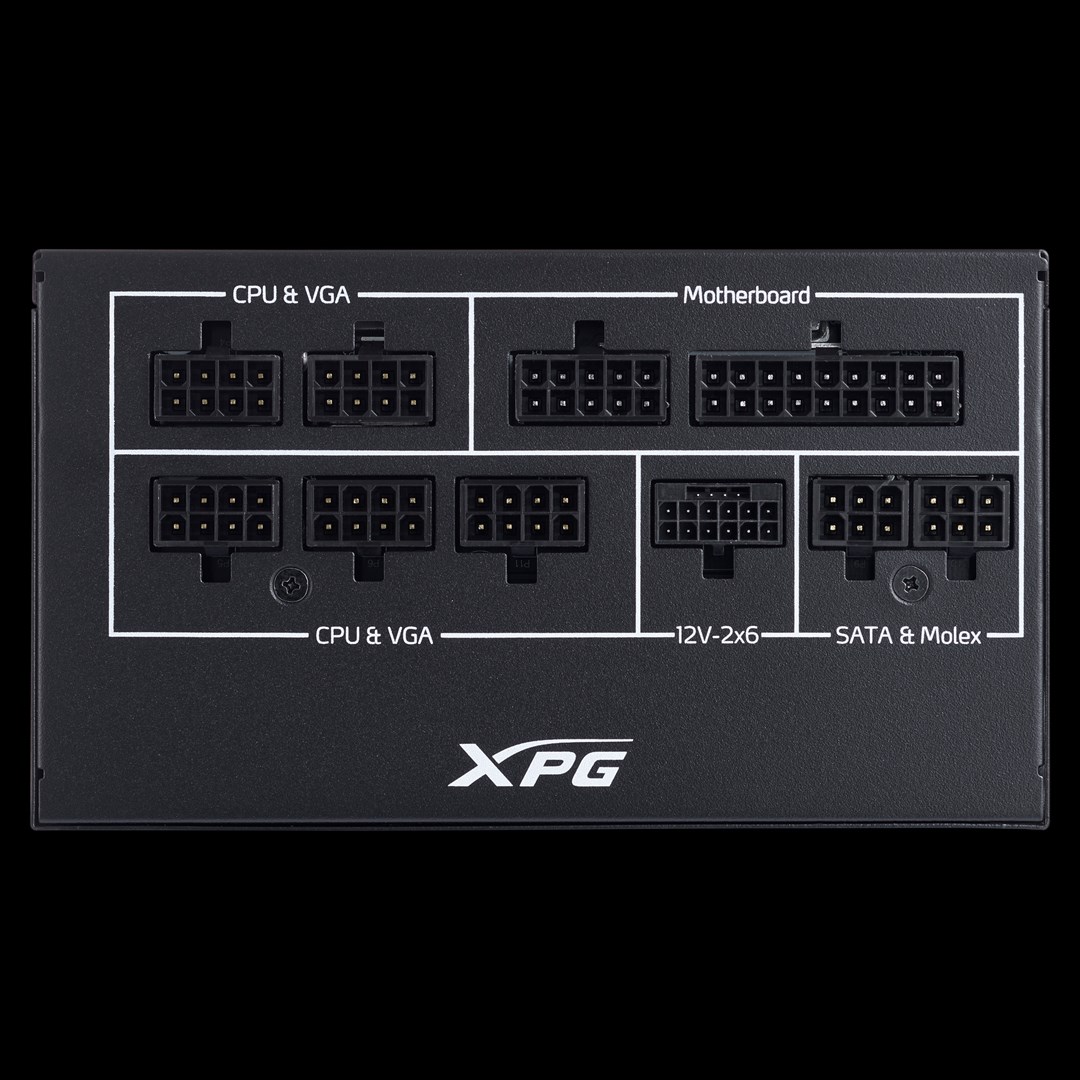 XPG COREREACTOR II VE 850W moduł zasilaczy 24-pin ATX ATX Czarny