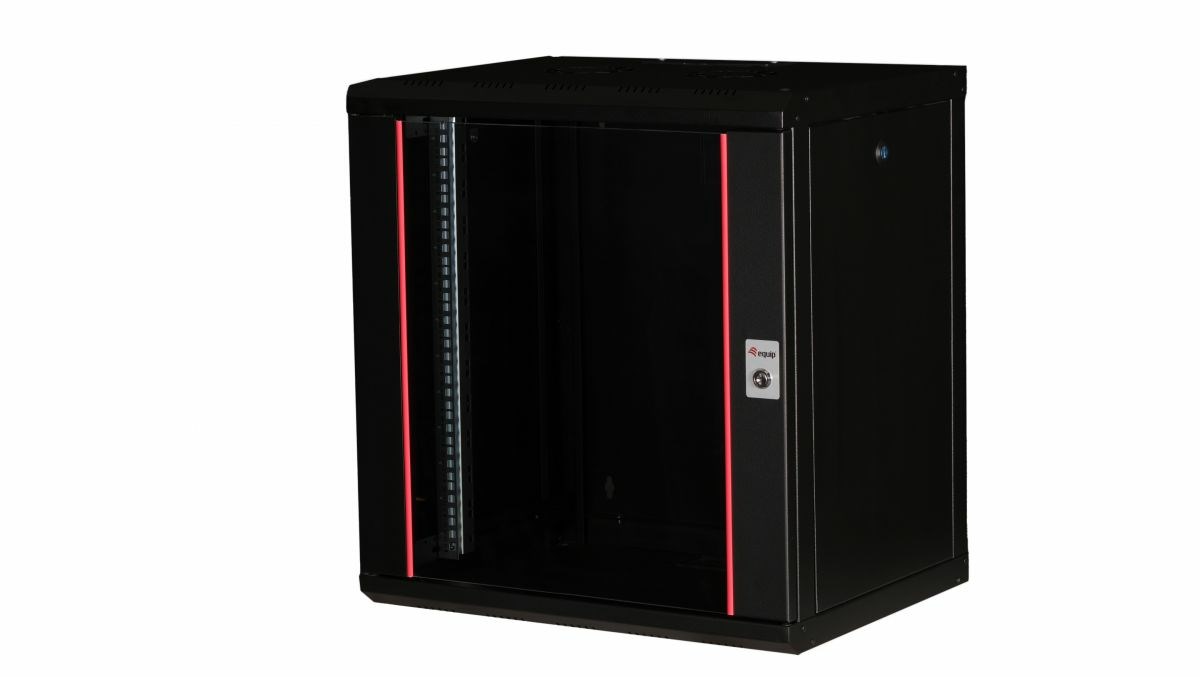 Equip EPM-12-6045-B-CBAA stojak 12U Szafa wisząca Czarny
