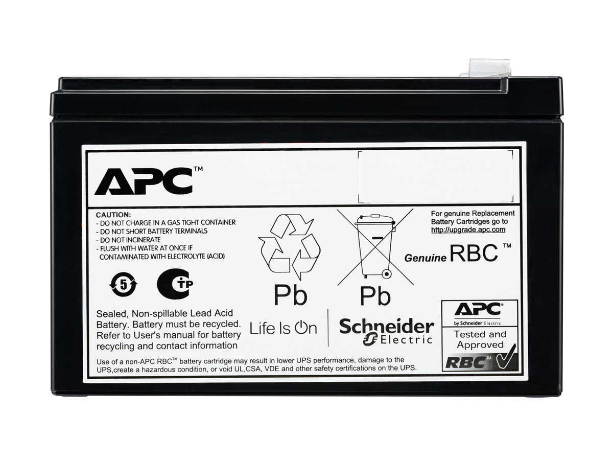 Zamienna kaseta akumulatorowa APC, VRLA, 9 Ah, 72 V DC do UPS SRV3KI-E