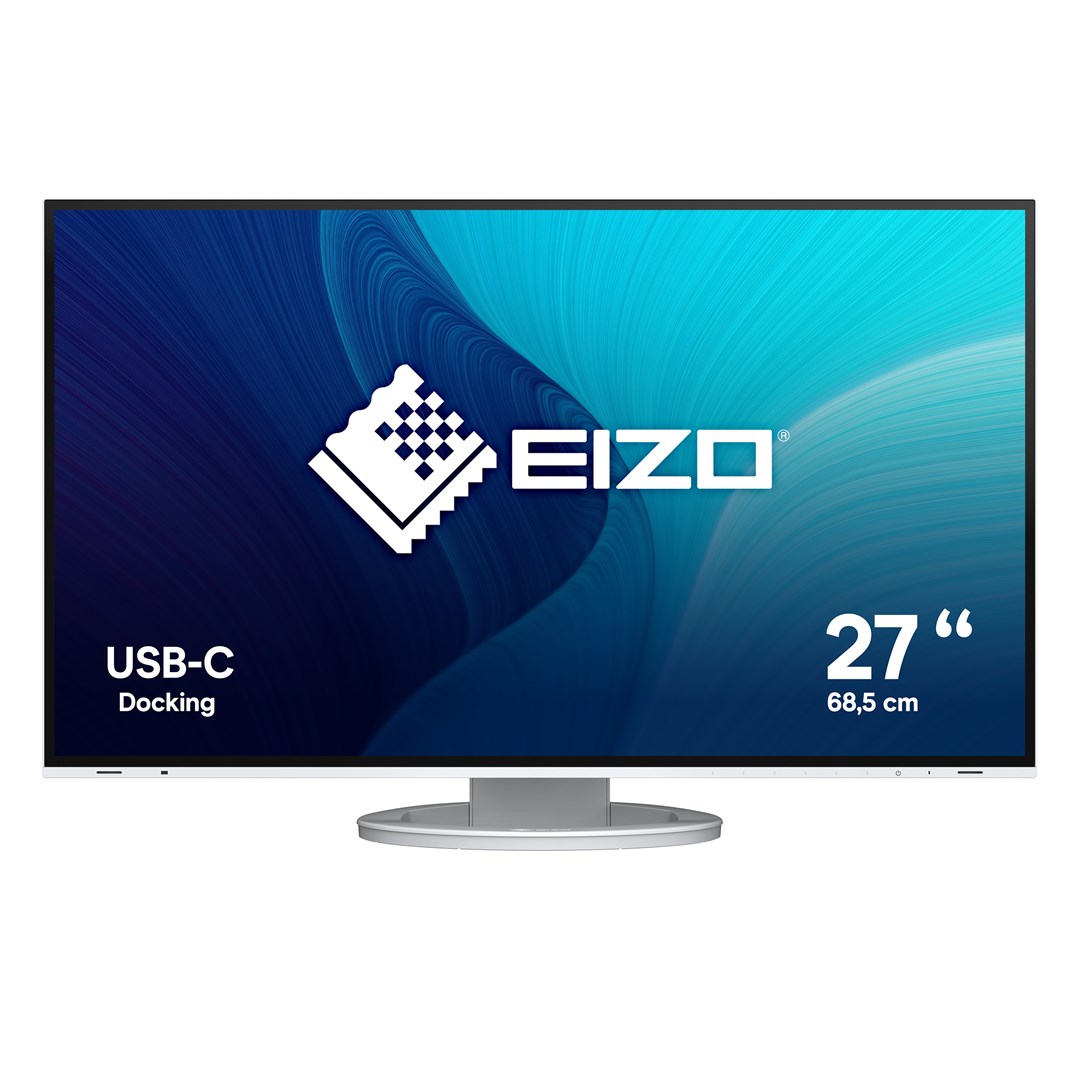 Monitor EIZO FlexScan EV2781-WT - 68,6 cm (27") - 2560 x 1440 piksele - Quad HD - LED - 5 ms - Biały