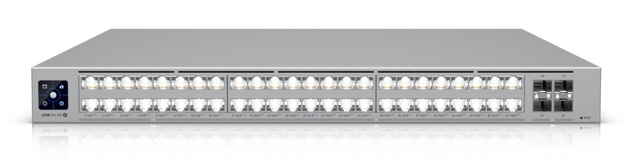 Switch Ubiquiti UniFi Pro XG 48 PoE 52p PoE ( PoE+++: 48;) Managed Gigabit (USW-Pro-XG-48-PoE-EU)