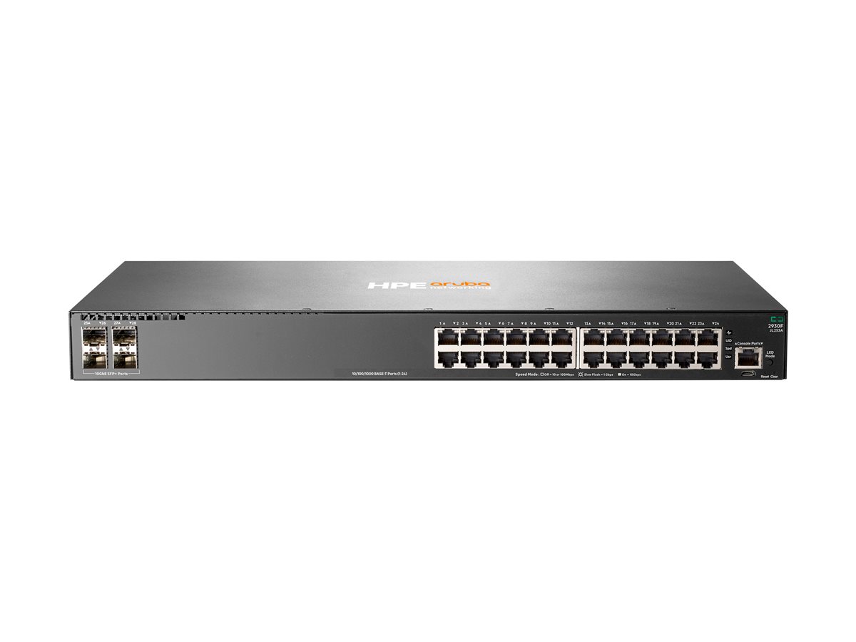 HPE Aruba Switch 2930F-24G 24xGBit/4xSFP+ JL253A