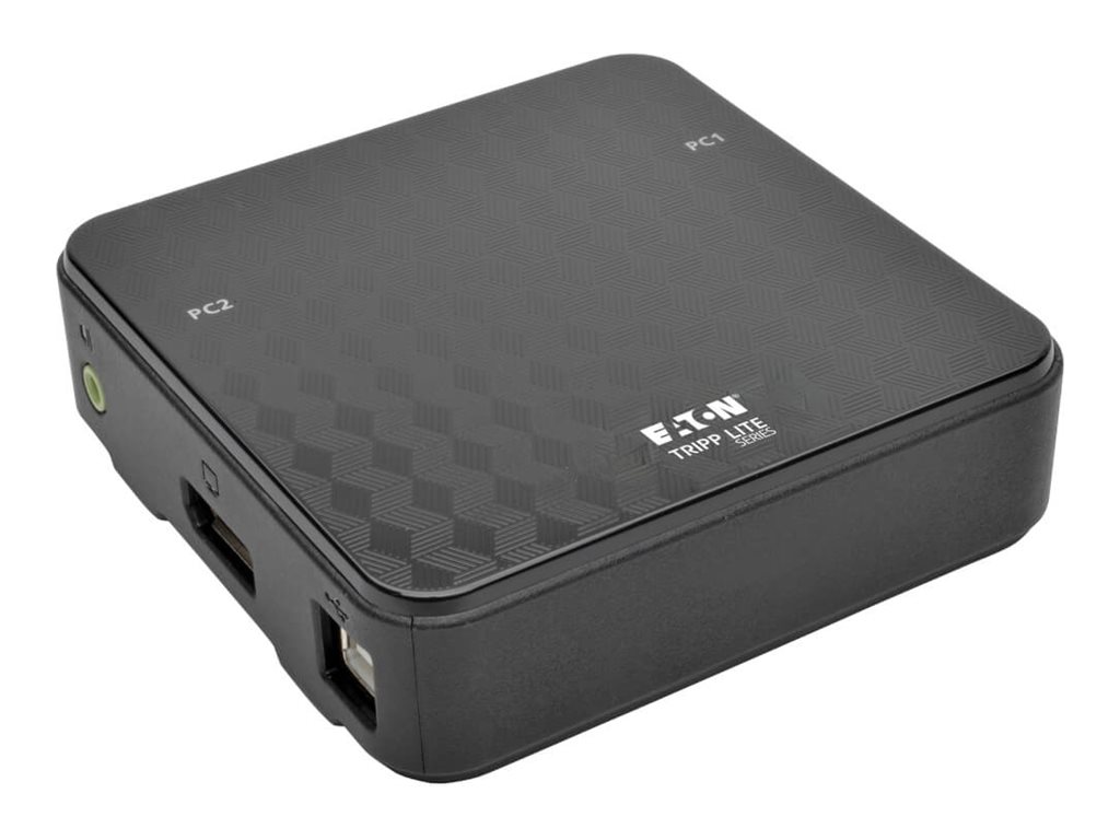 EATON TRIPPLITE 2-Port DisplayPort 1.2 KVM Switch USB Sharing 4K x2K 3840 x 2160 KVM audio USB switch 2 x KVM audio USB Desktop