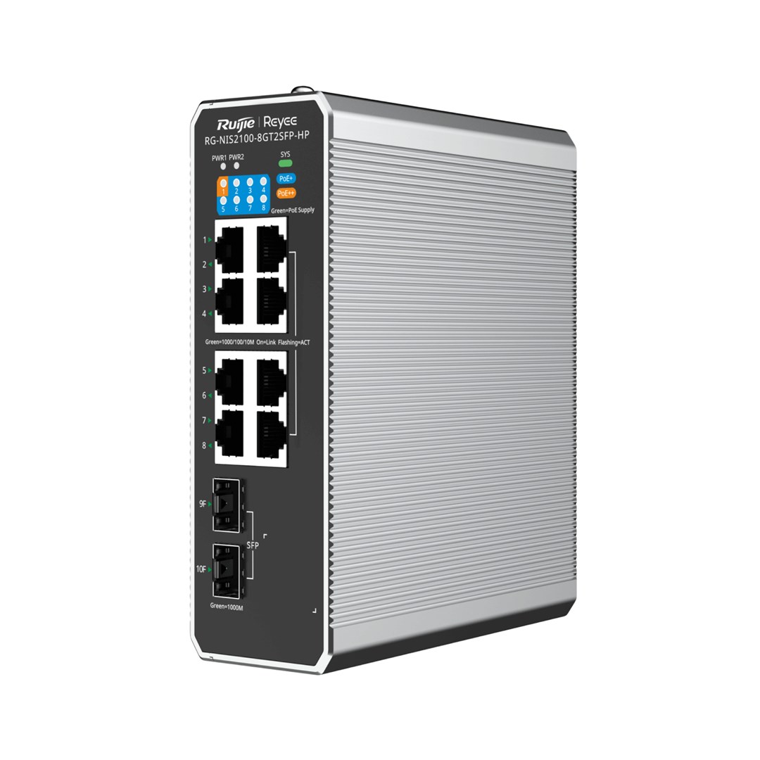 Switch Ruijie Reyee RG-NIS2100-8GT2SFP-HP