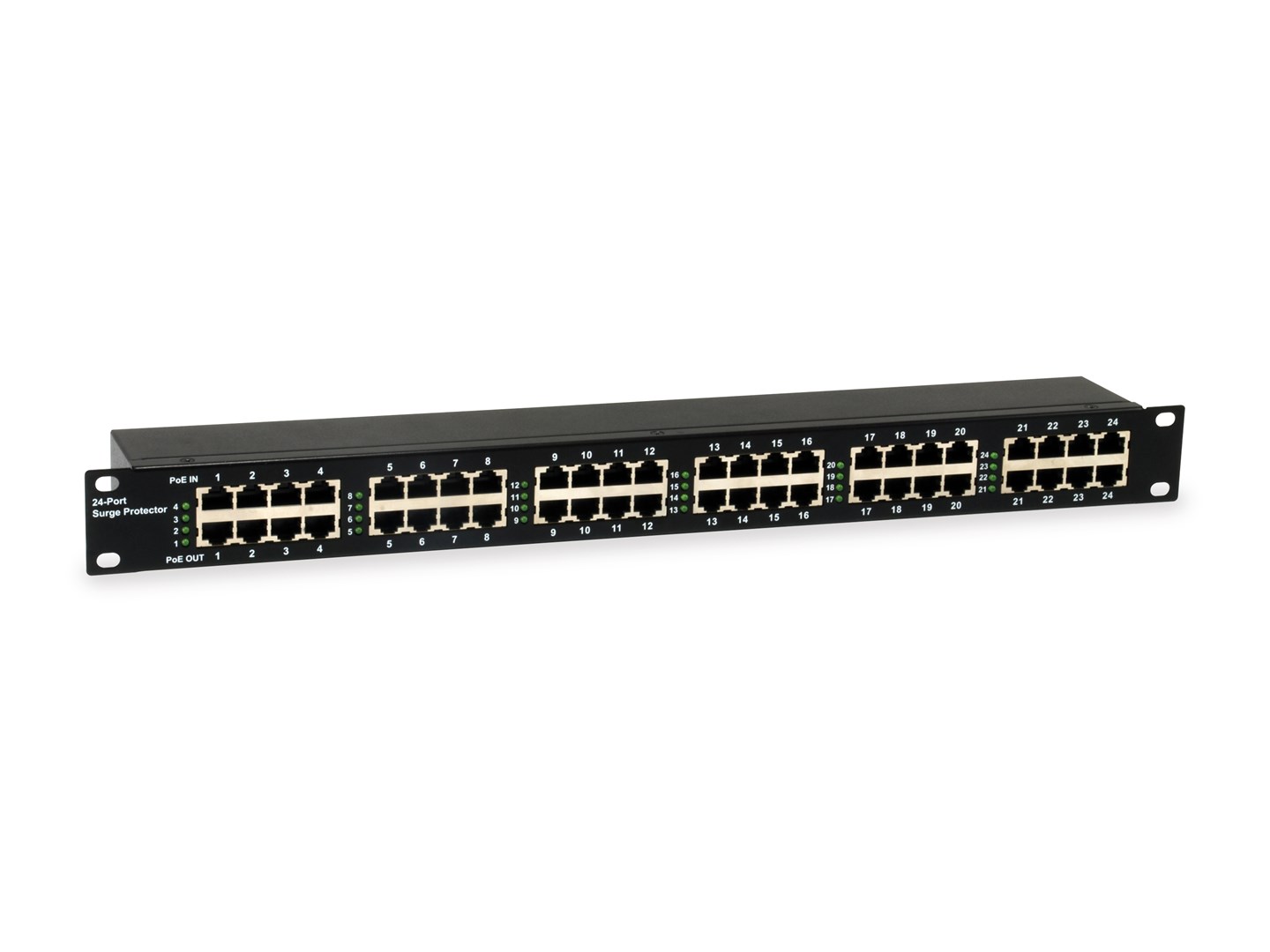 LevelOne ESP-2400 ochrona przeciwprzepięciowa Czarny 0 x gniazdo sieciowe 58 V