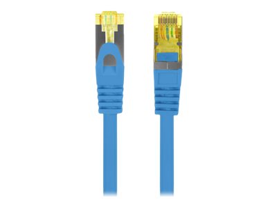 LANBERG Patchcord Kat.6A S/FTP LSZH CU 2m niebieski