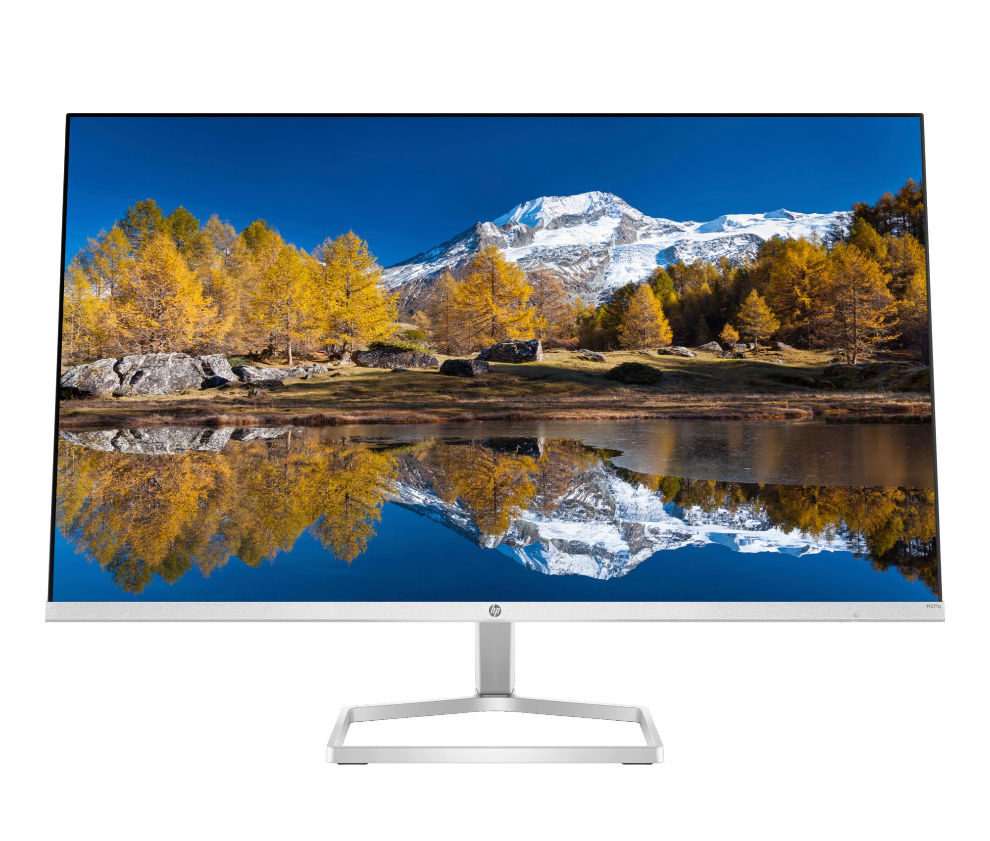 HP M27fq QHD Monitor monitor komputerowy 68,6 cm (27") 2560 x 1440 px Quad HD LCD Srebrny