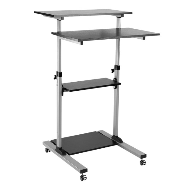 LogiLink BP0070 biurko komputerowe Czarny, Szary