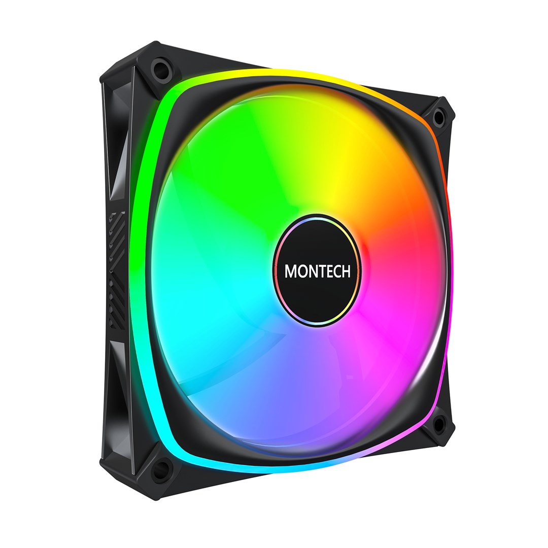 Montech AX120 PRO Obudowa komputera Wentylator 12 cm Czarny 3 szt.