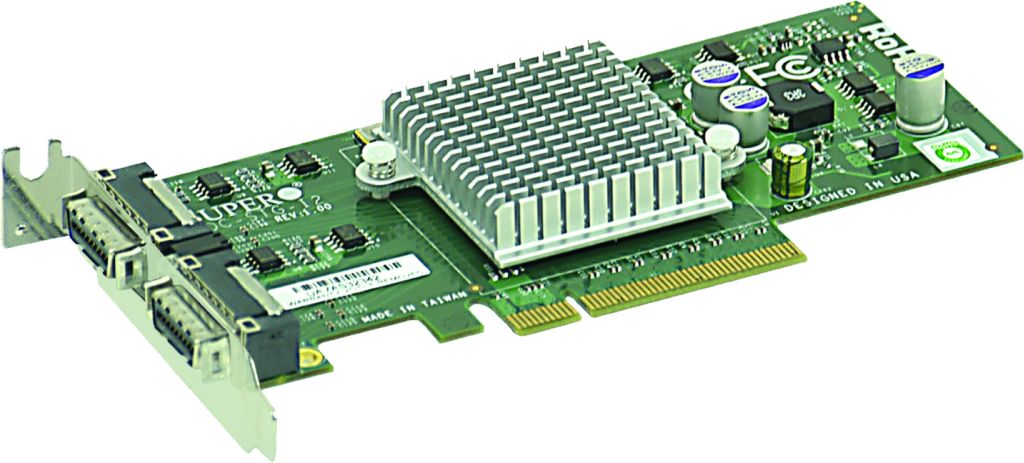Supermicro 2-port 10G Standard LP NIC Card with CX4 connectors AOC-STG-I2