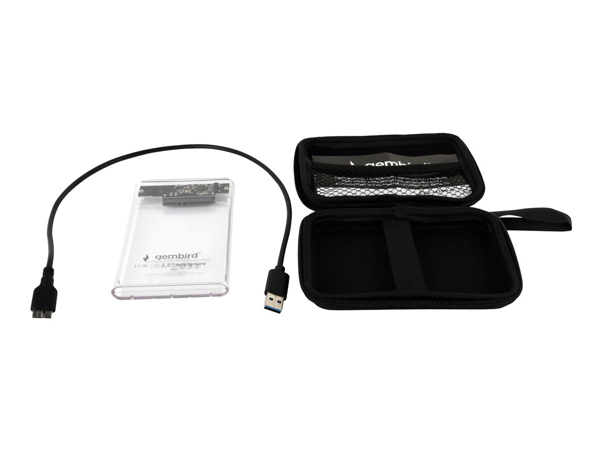 Obudowa zewnętrzna 2.5 USB 3.0 przezroczysta