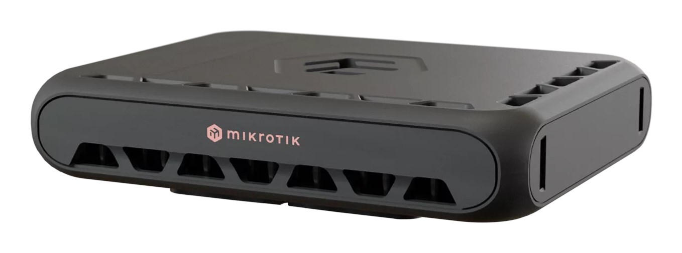 Mikrotik hAP be3 Media router bezprzewodowy Multi-Gigabit Ethernet Trójpasmowy (2,4 GHz / 5 GHz / 6 GHz) Czarny