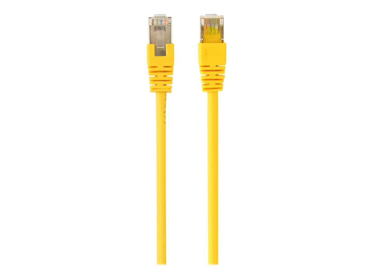 GEMBIRD patchcord RJ45 kat 6 FTP 0.25m żółty