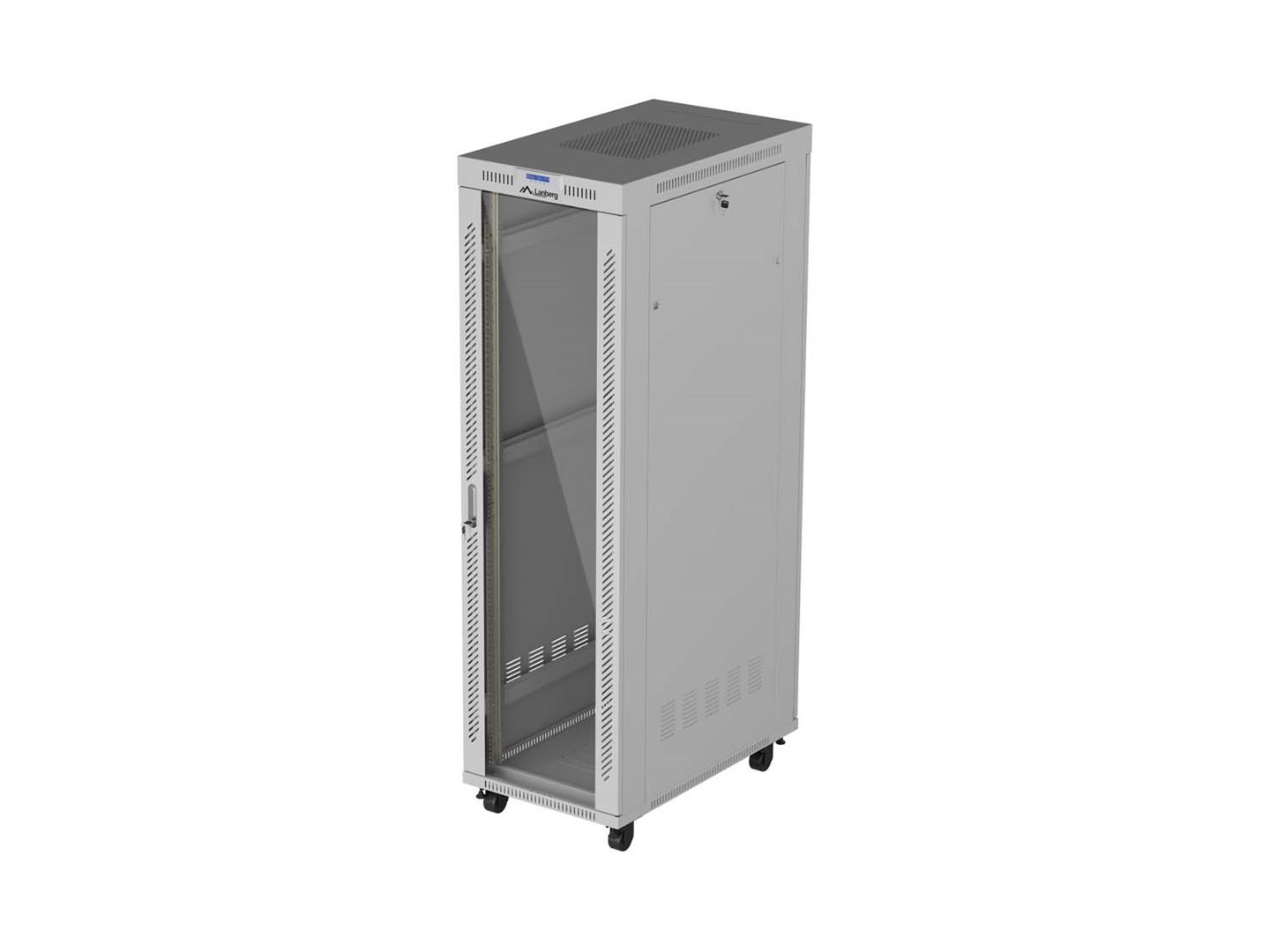 LANBERG SZAFA STOJĄCA RACK 19" 42U 600X1000 SZARA
